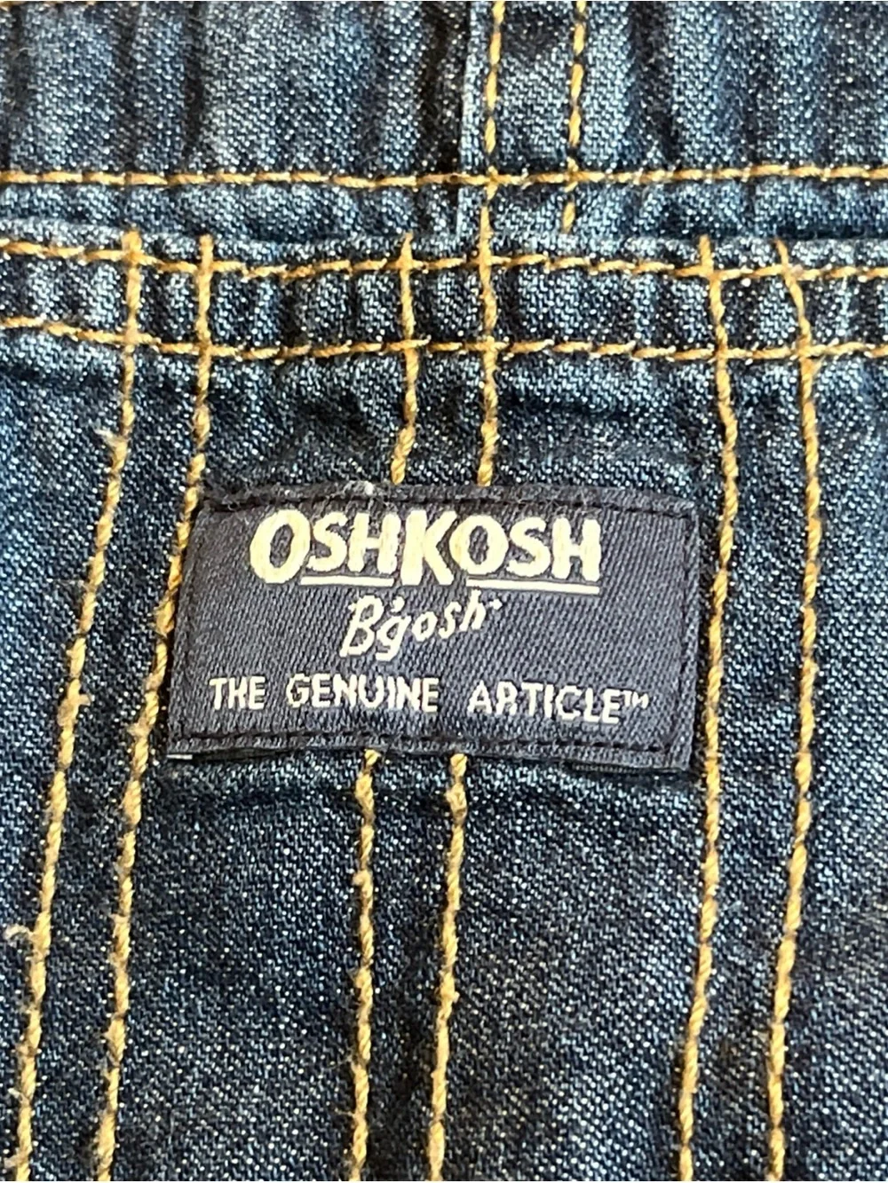 OshKosh B'gosh Blue Denim Kids Overalls 18 months